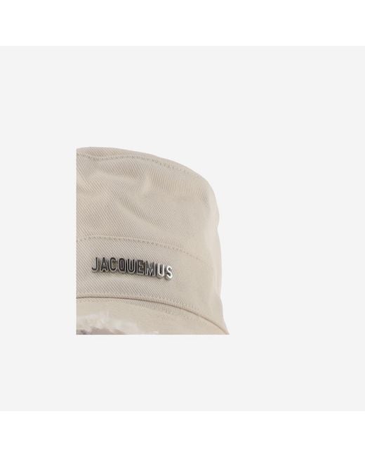 Jacquemus White Le Bob Artichaut Hat Cotton for men
