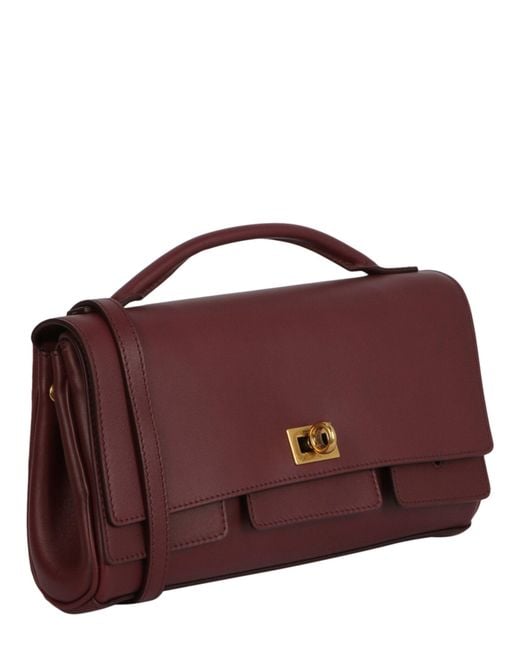 Balenciaga Purple Bel Air Clutch S 834943-2Abav-6036 Outer: Calfskin Leather Clutches