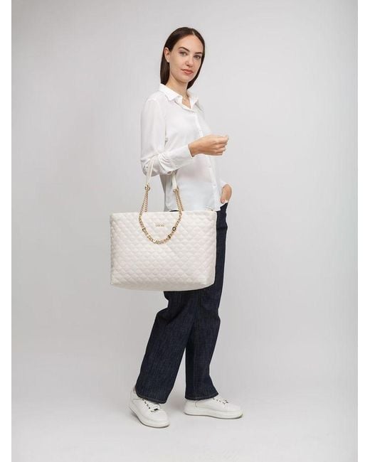 Liu Jo Natural Tote Bag Polyurethane Tote-Bags