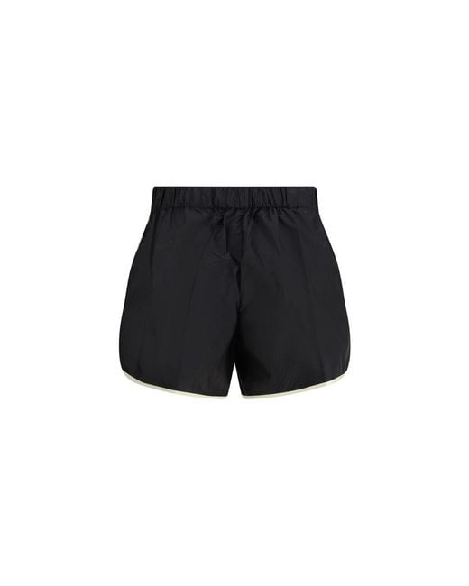 Prada Black Recycled Polyamide Bermuda Shorts