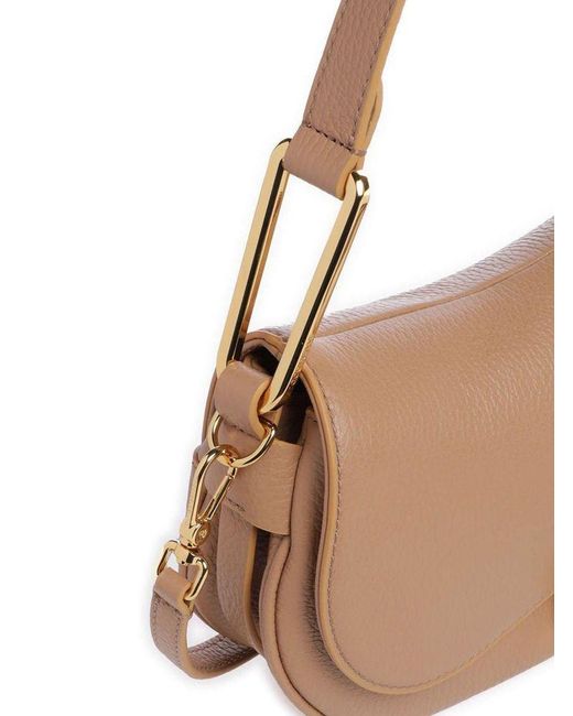 Coccinelle Brown Shoulder Bag Cowhide Shoulder-Bags