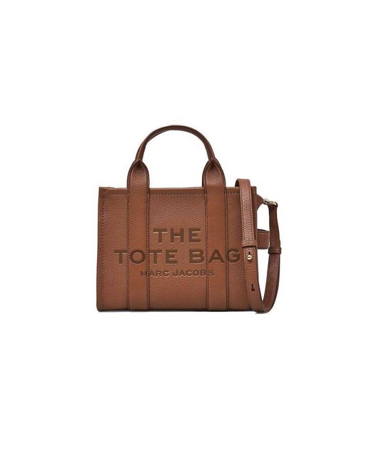 Marc Jacobs Brown Satchel Bag Cow Leather Tote-Bags