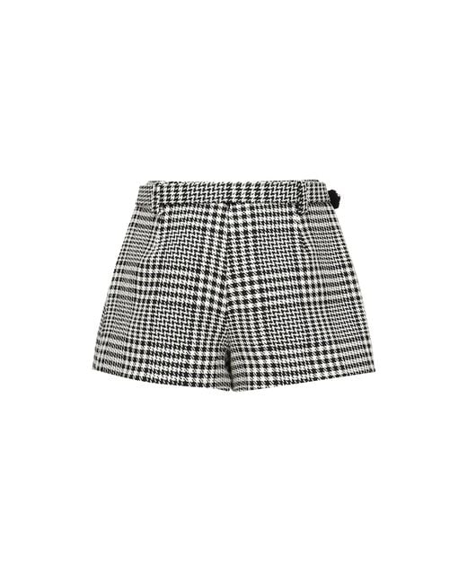 Self-Portrait Gray Pied-De-Poule Skort