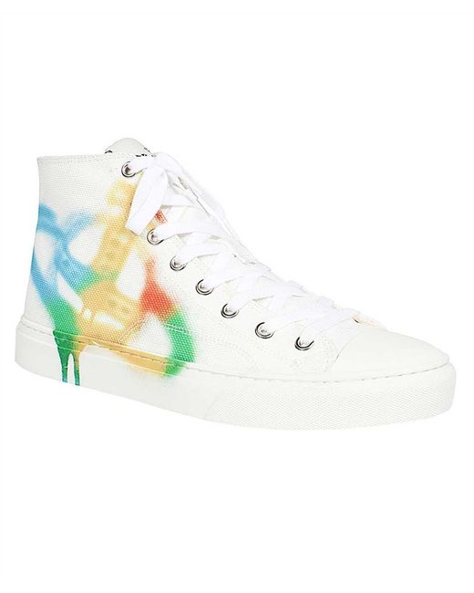Vivienne Westwood White High-Top Sneakers