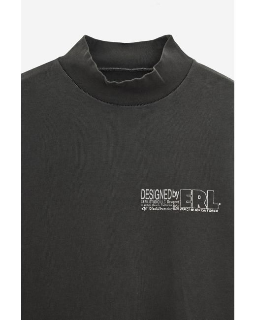 ERL Black Long Sleeve T-Shirts for men