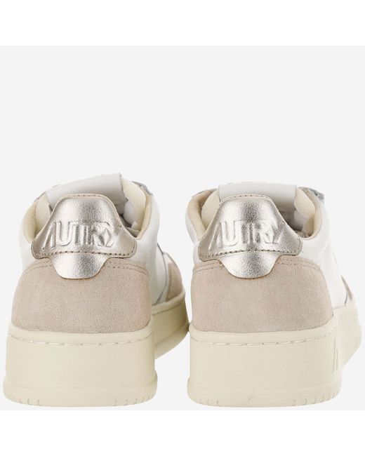 Autry White Sneakers Medalist Low Leather Trainers