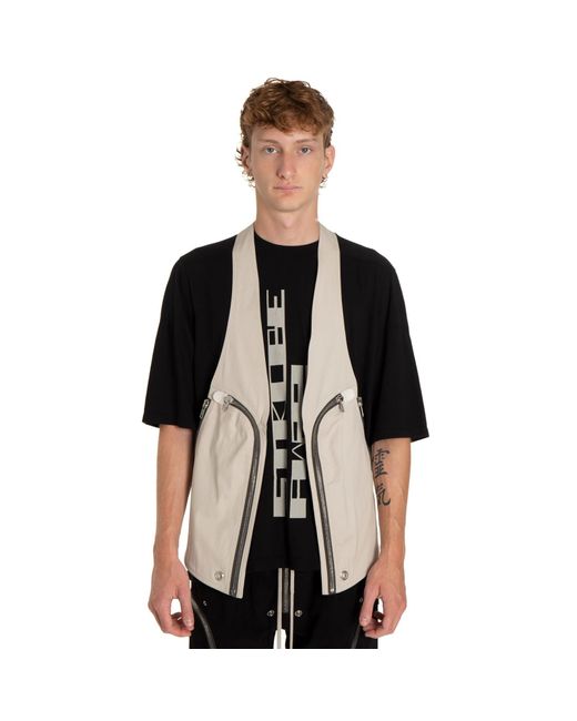 Rick Owens Bauhaus Vest in Black for Men | Lyst
