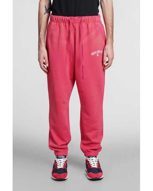 Guess Pants In Red Cotton for Men Lyst
