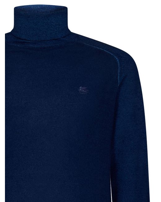 Etro Blue Sweater for men