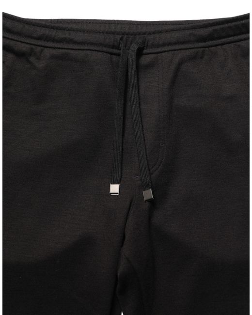 Dolce & Gabbana Black Wool Jogger Sweatpants Trouser Pants Elastane Nylon Virgin for men