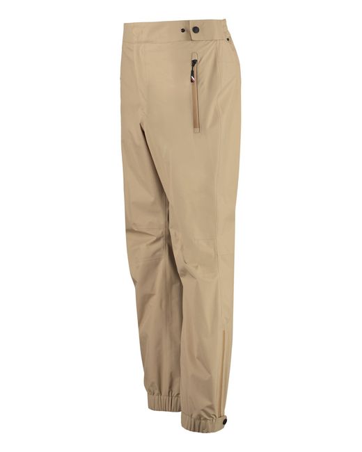 3 MONCLER GRENOBLE Natural Technical Fabric Pants for men