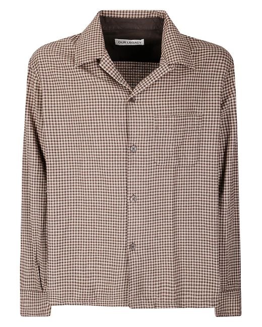 Our Legacy Brown Heusen Shirt for men