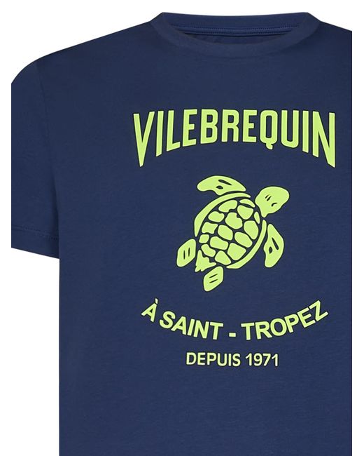 Vilebrequin Blue T-Shirt for men