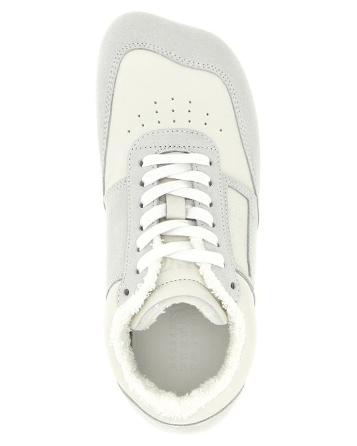 MM6 by Maison Martin Margiela White 'Anatomic' Sneakers