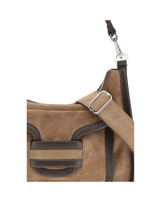 Pierre Hardy Brown Calf Leather Bos Taurus Shoulder Bag