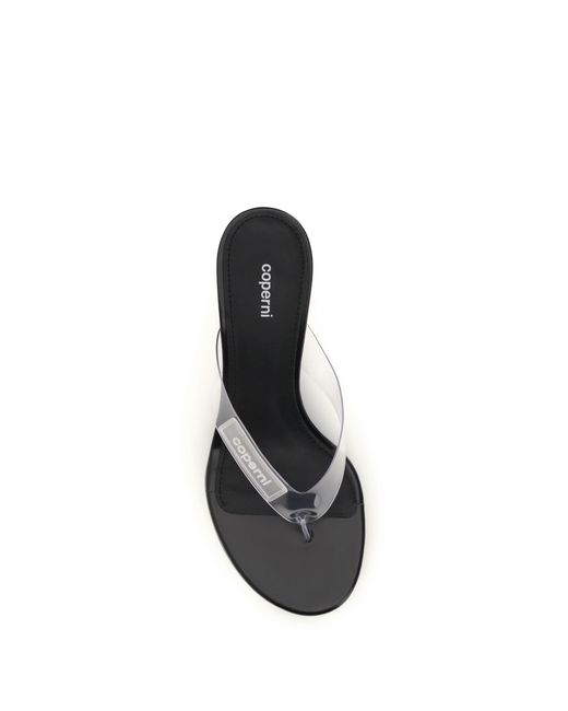Coperni White Wedge Flip-Flops Sandals Pvc