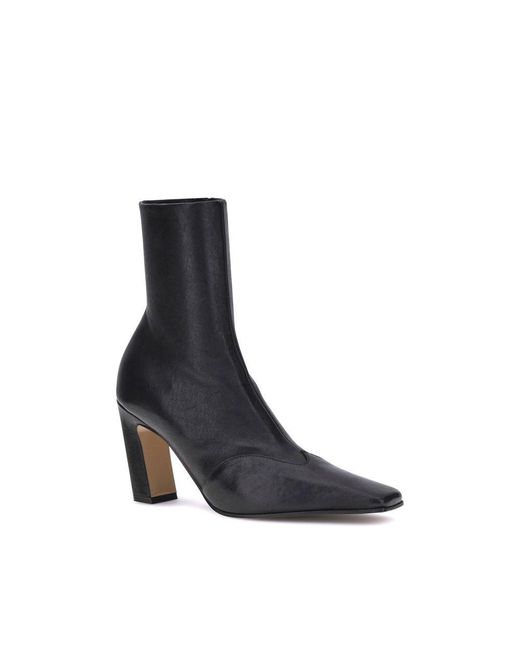 Khaite Blue Nevada Ankle Boots