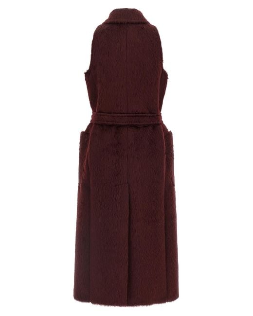 Max Mara Purple 'Abbozzi1234' Coat