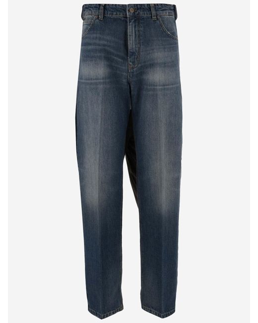 Victoria Beckham Blue Cotton Jeans