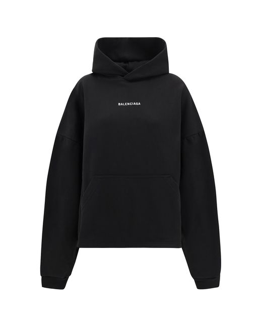 Balenciaga Black Sweatshirt With Logo