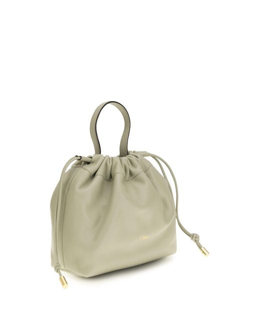 Chloé Natural Icons Leather Chain Shoulder Bag Lamb Ovis Aries