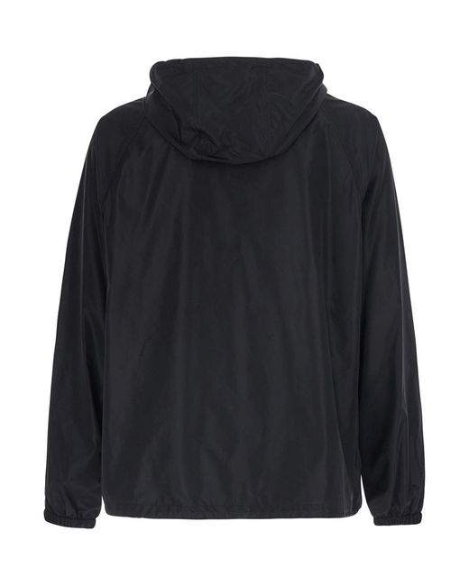 Burberry Black Jacket Clapton Polyamide Coat for men