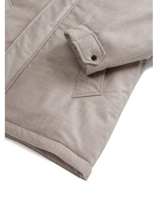 Woolrich Gray Jackets for men
