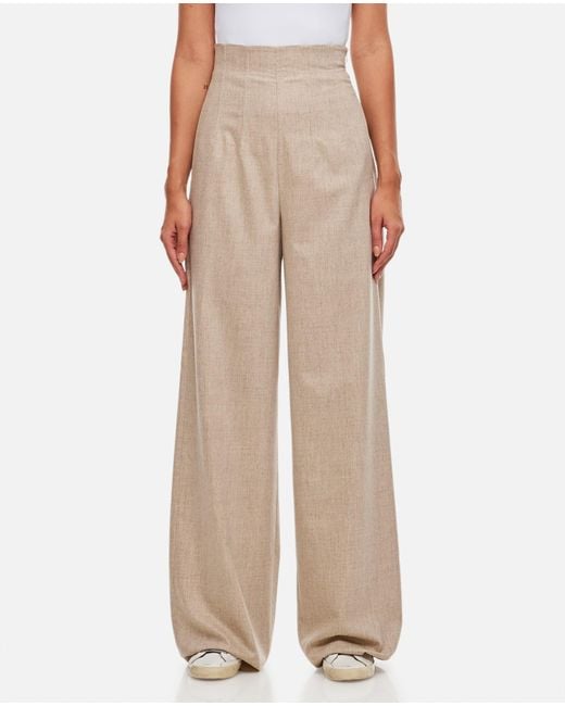 Max mara wide leg pants cheap