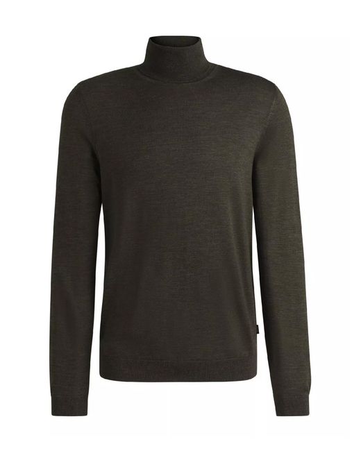 Boss Black Musso-P Turtleneck Sweater Clothing Knitwear for men