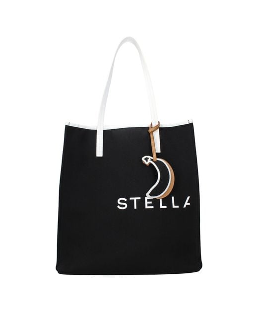 Stella McCartney Black Fabric Shoulder Bag