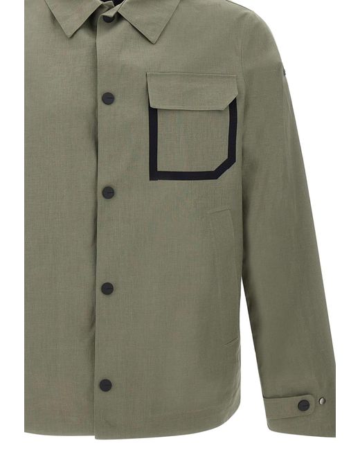 Rrd Green Terzilino Overshirt Linen Jacket for men