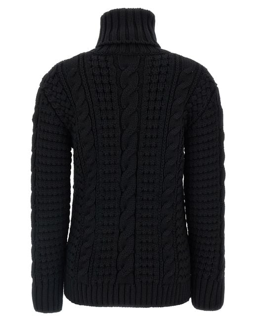 Moncler Genius Black Moncler X Edward Enninful Tricot Turtleneck Sweater