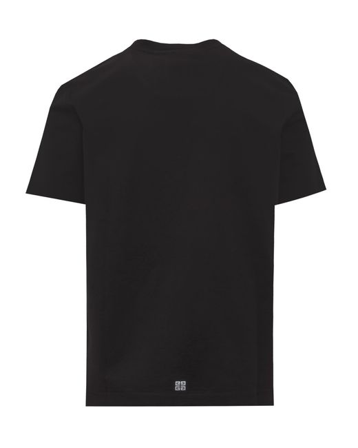 Givenchy Black Logo-print Regular-fit Cotton-jersey T-shirt for men