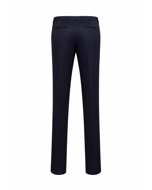 Prada Blue Chino Trousers Cotton