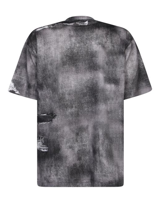DIESEL Gray T-Shirts for men