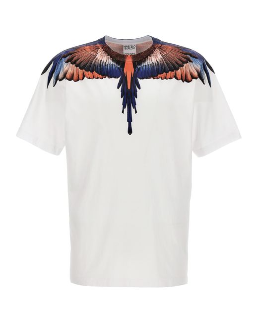 Marcelo Burlon White Icon Wings T-shirt for men