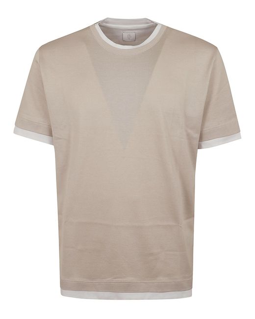Eleventy White T-Shirt Cotton for men