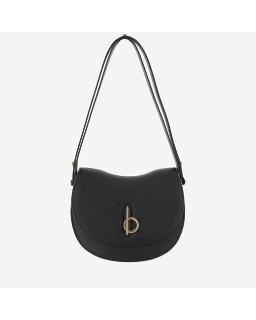Burberry Black Small Rocking Horse Calfskin Bag Shoulder