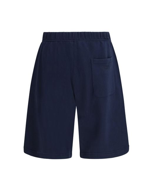 KENZO Blue Boke Flower Shorts Cotton Bermuda for men