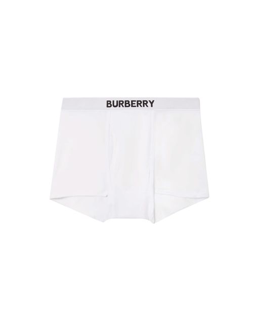 Burberry White Stitched Profile Printed Underwear for men