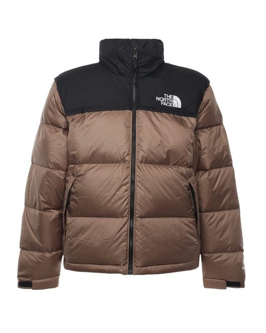 The North Face Brown 1996 Nuptse Retro Nylon Jacket for men