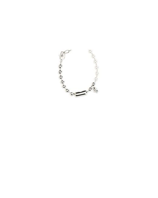McQueen White Brass Bracelet for men