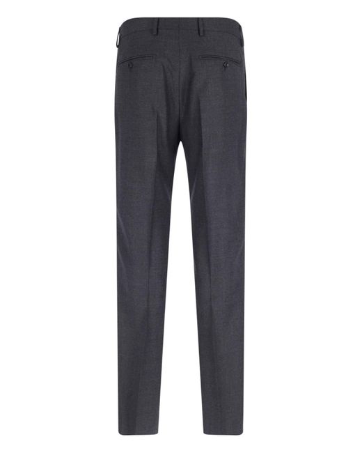 Tagliatore Blue Double-Breasted Virgin Wool Suit for men