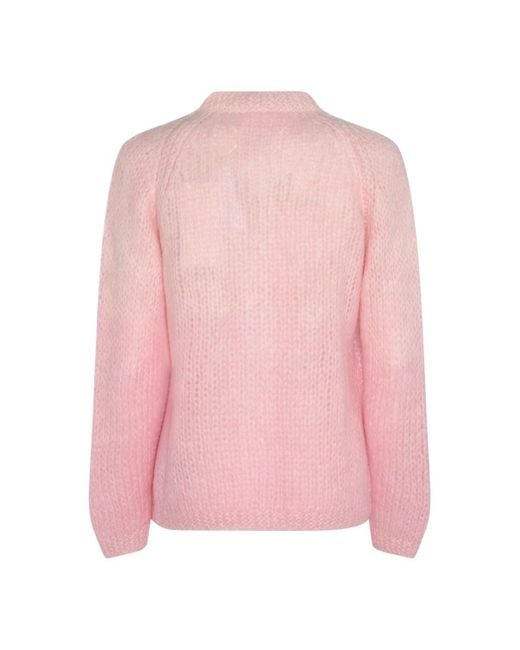 Maison Margiela Pink Wool Knitwear