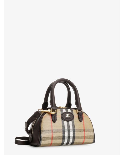 Burberry Natural Check Coated Canvas Shoulder Bag