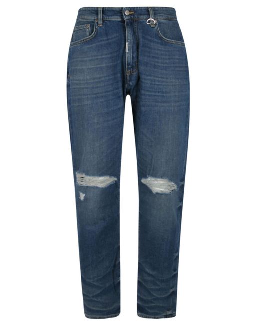 Represent baggy Destroyer Denim Jeans in Vintage Blue (Blue) for Men | Lyst