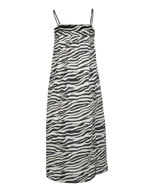 8pm White Zebra Print Dress
