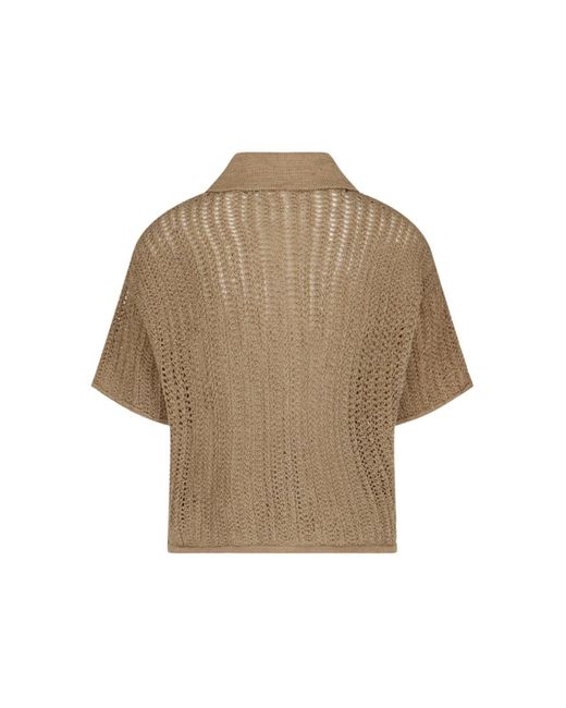 Bonsai Metallic Crochet Shirt for men