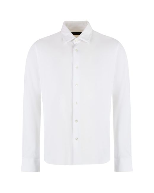 Rrd White Technical Fabric Shirt for men