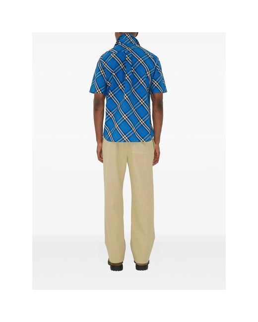 Burberry Blue Shirt for men